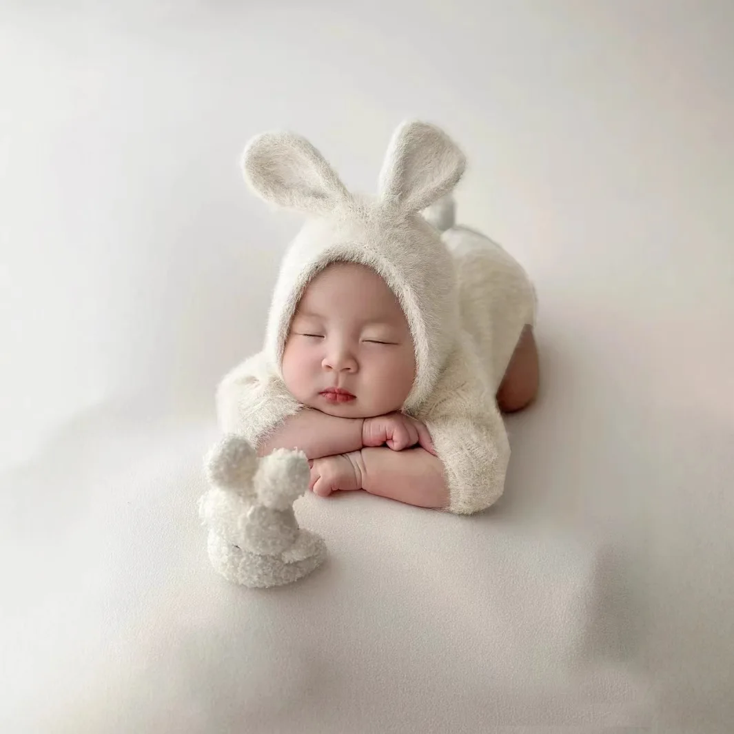 Kids Toys New Born - Newborn Photography Props Knitted Outfit Rabbit