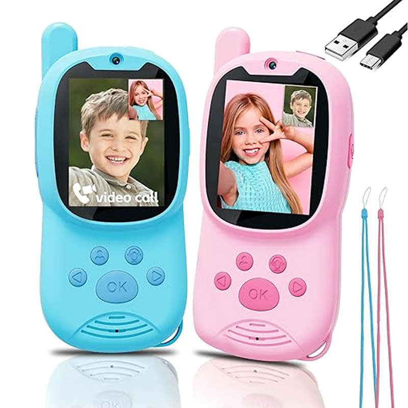 Toys For Kids Video - Walkie Talkies for Kids Rechargeable Toddler