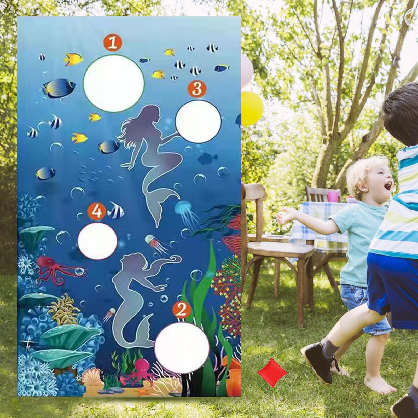 Banner Kids Toys - Ocean Theme Sandbag Throw Game 75x135cm