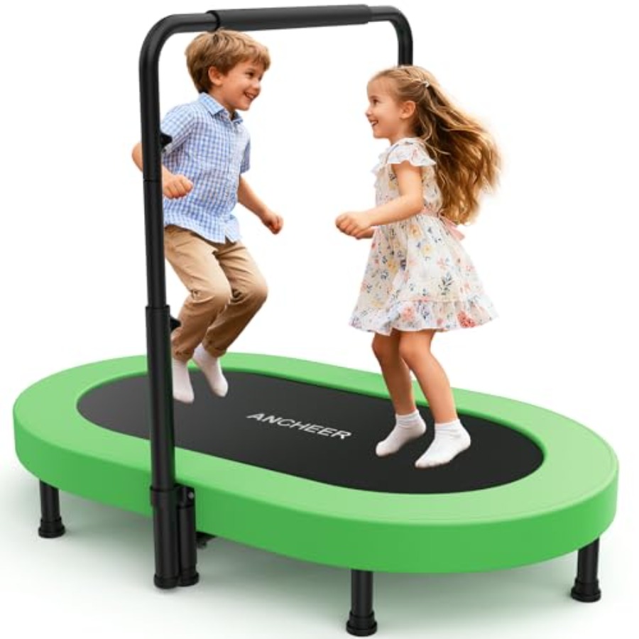Trampoline Mini Indoor - Toddler Trampoline For Indoor/Outdoor Use, Steel