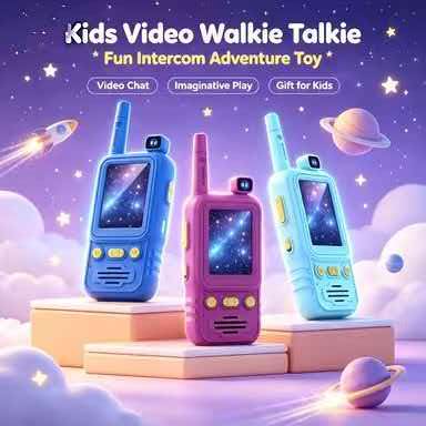 Toys For Kids Video - Kids Video Walkie Talkie Toy, Real‑Time