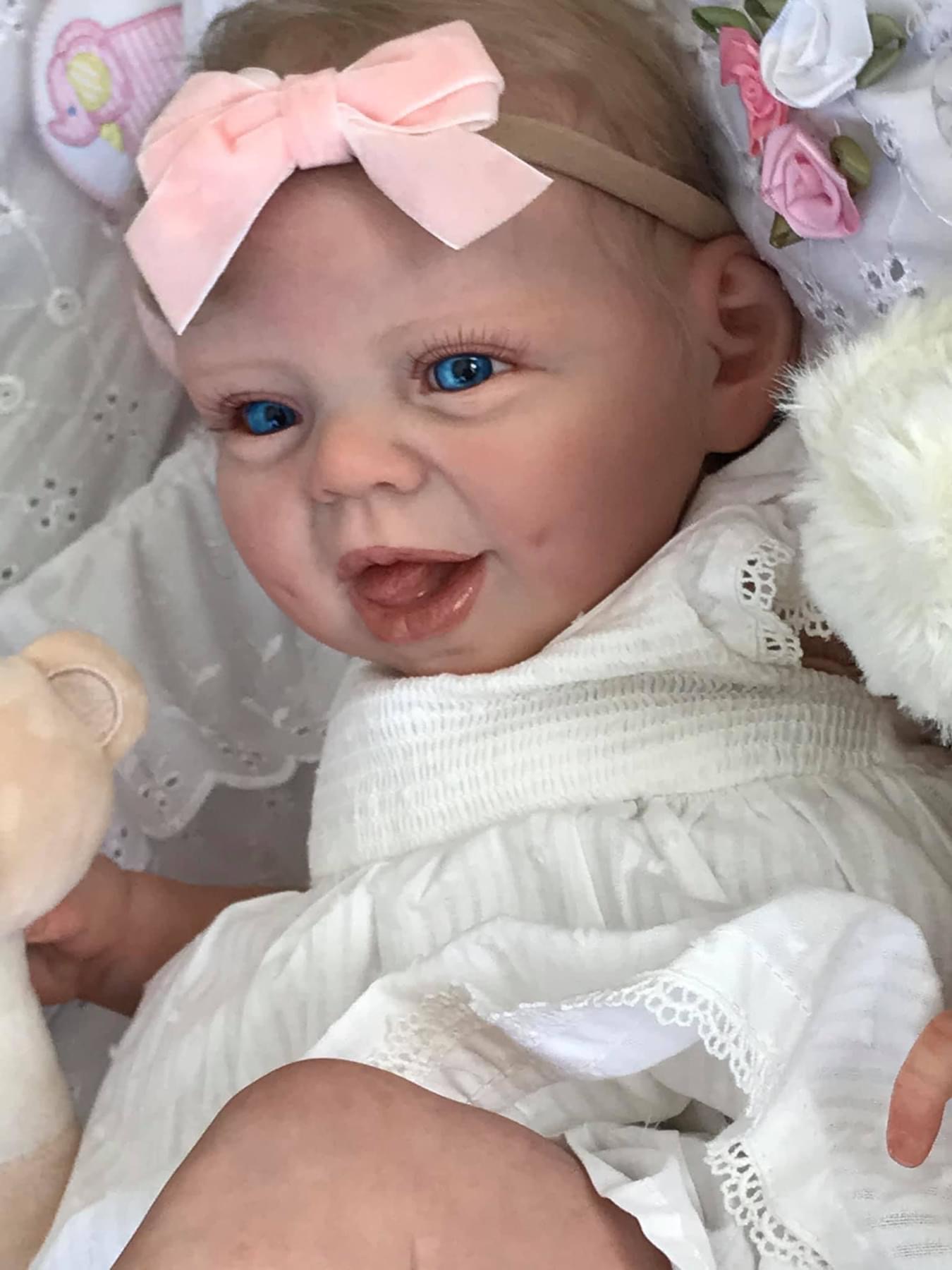 Kids Toys New Born - NPK 22inch Reborn Baby Girl Doll