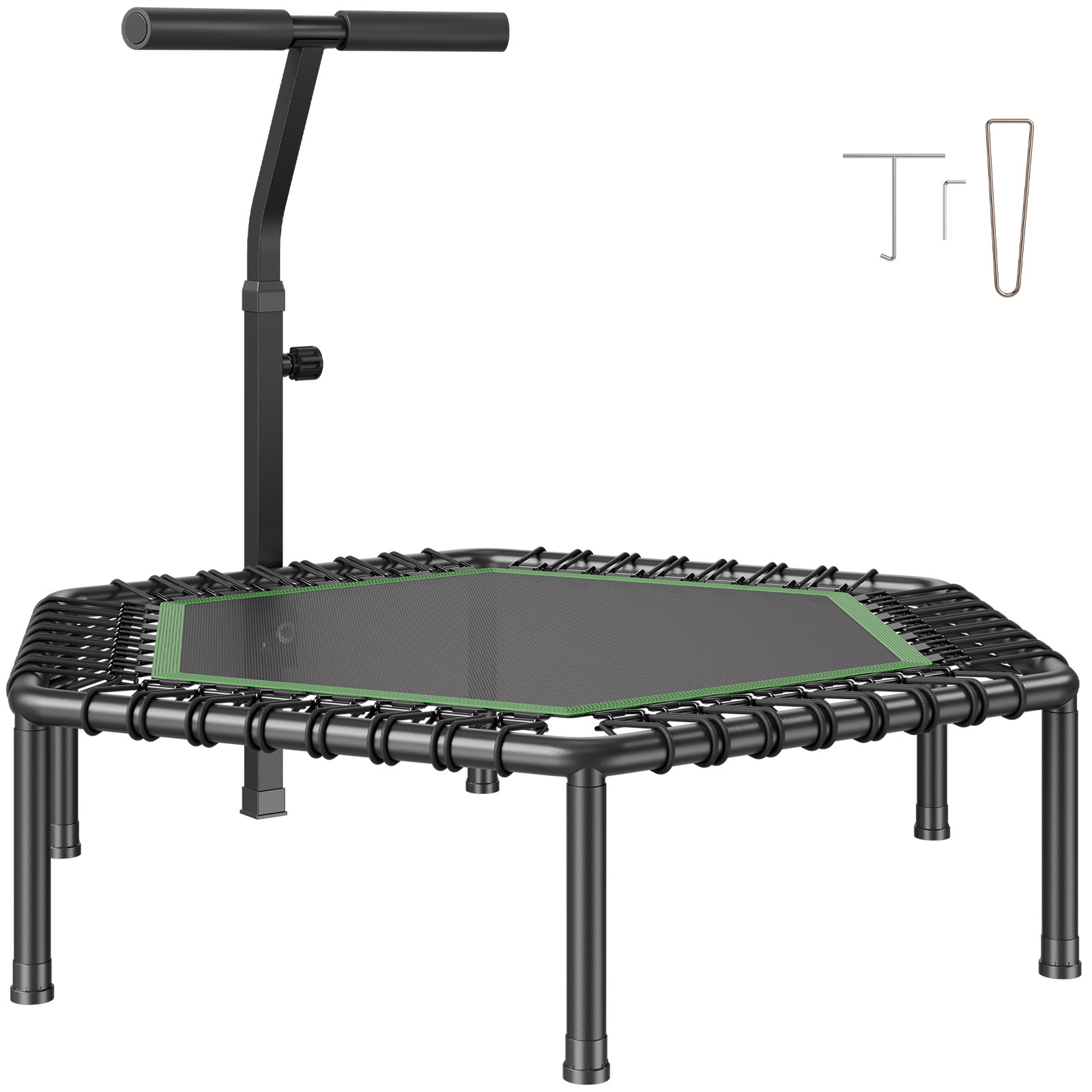 Trampoline Mini Indoor - SucceBuy 54.5 Inch Mini Trampoline 450