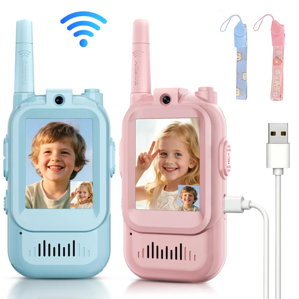 2PCS  Video Walkie Talkies for - огляд і ціна Toys For Kids Video