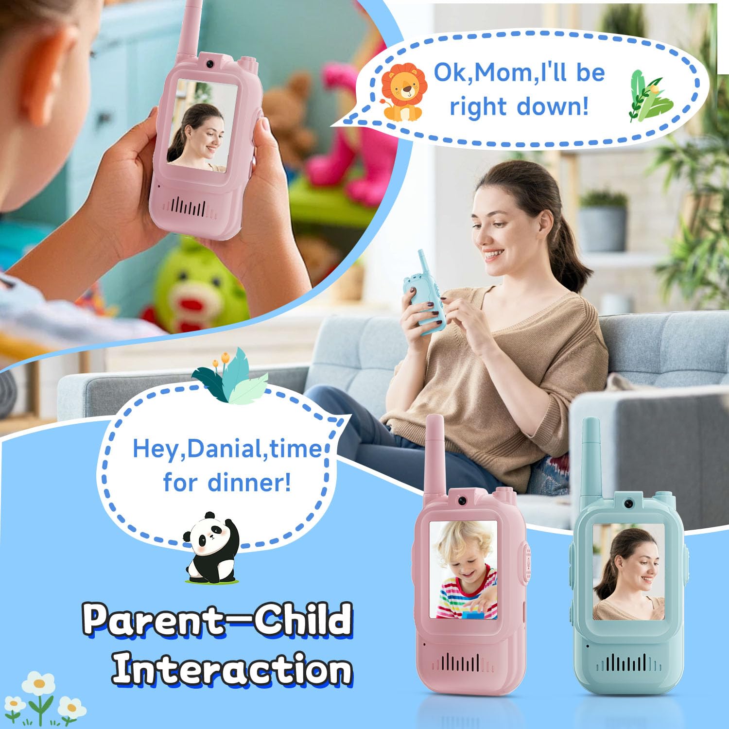2PCS  Video Walkie Talkies for - огляд і ціна Toys For Kids Video