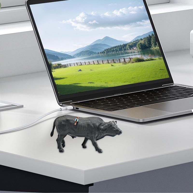 Cattle Farm Toy Bull Statue Fi - огляд і ціна Kids Toys Exhibition