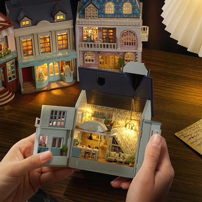 Diy Mini Wooden Dollhouse With - огляд і ціна Kids Toys Elephant