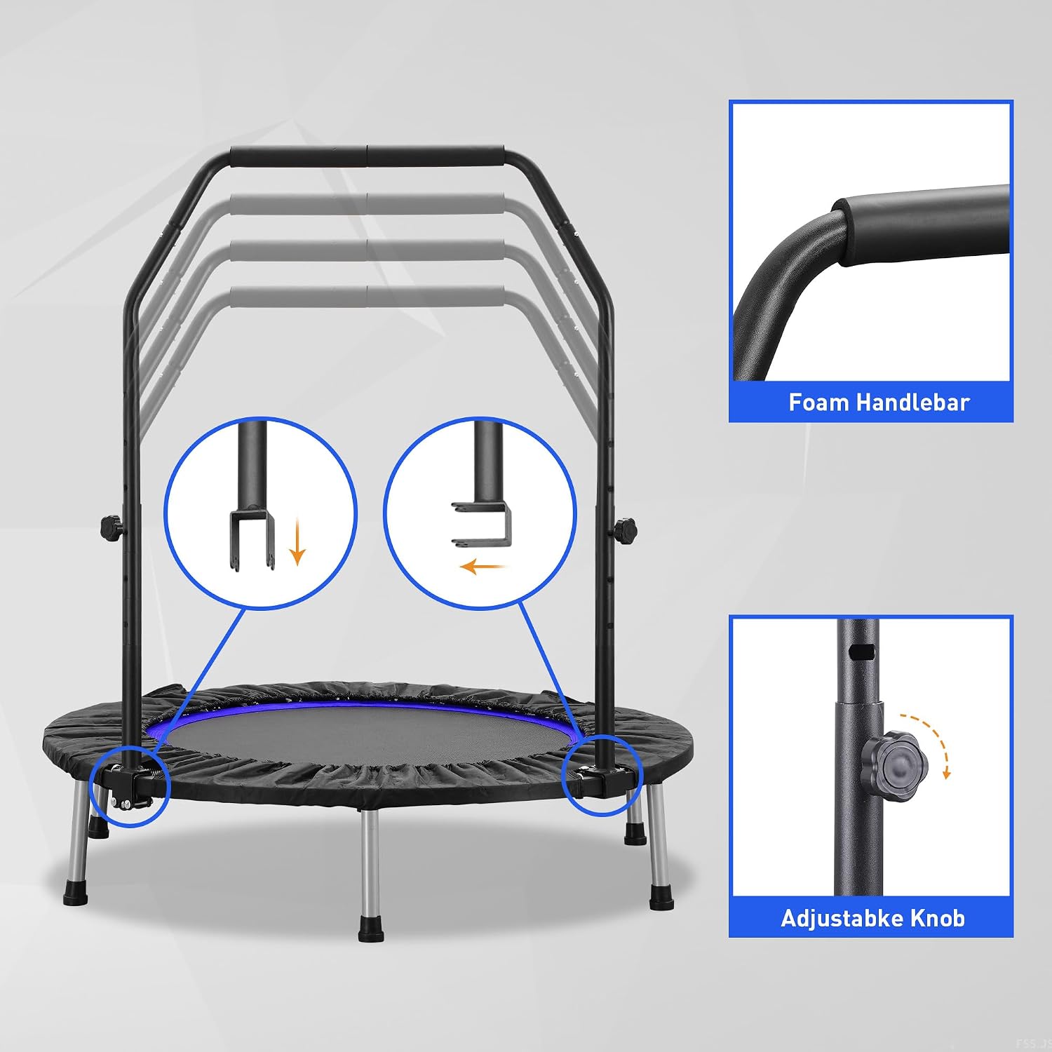 40-48in Mini Trampoline Reboun - огляд і ціна Trampoline Mini Indoor