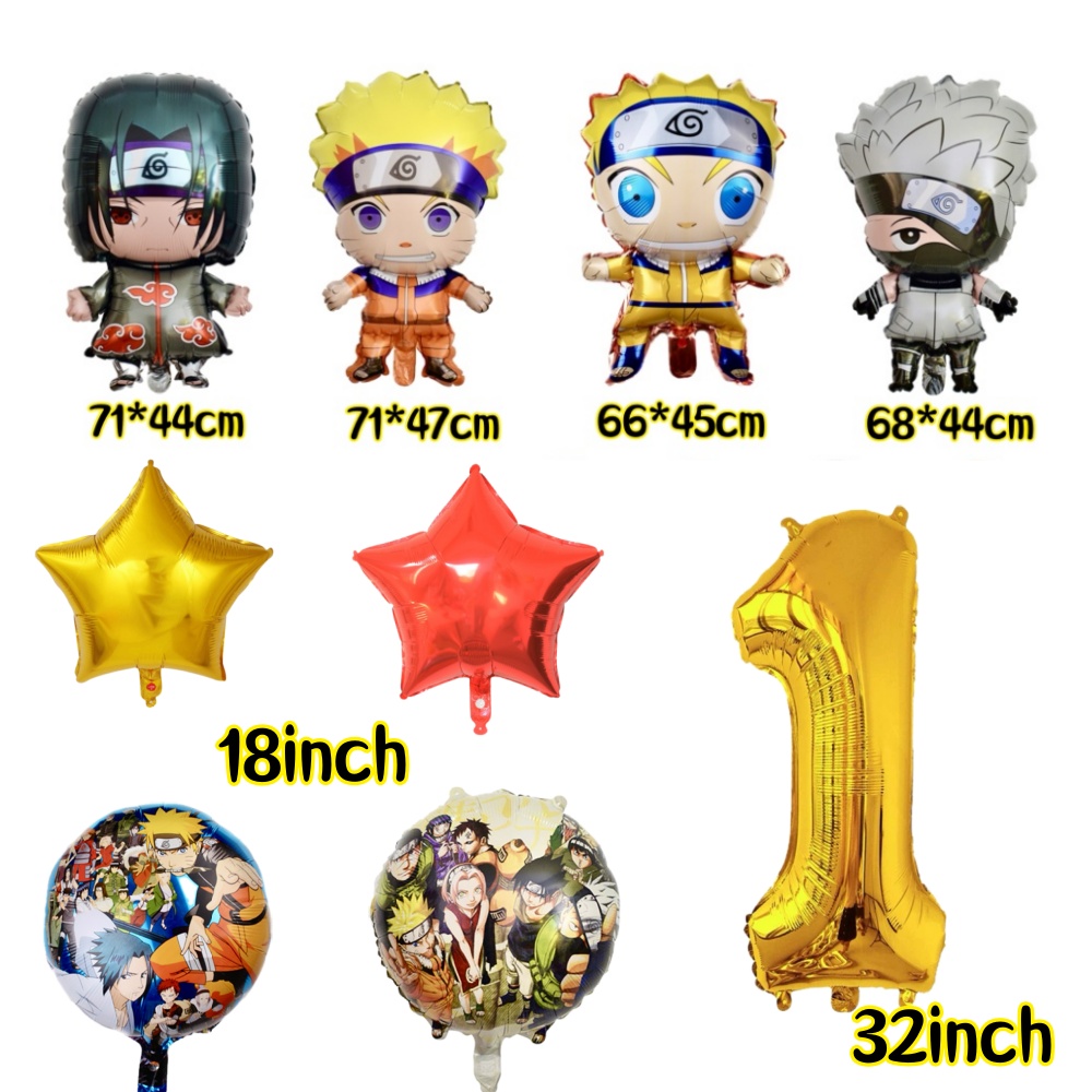 Narutoed Foil Balloons 12inch  - огляд і ціна Banner Kids Toys