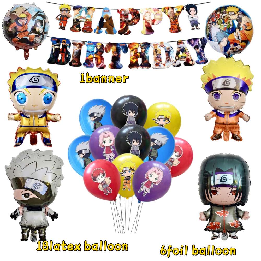 Narutoed Foil Balloons 12inch  - огляд і ціна Banner Kids Toys