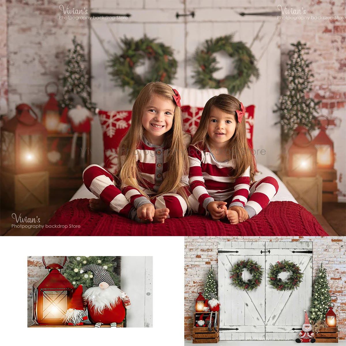 Christmas White Wood Door Back - огляд і ціна Banner Kids Toys