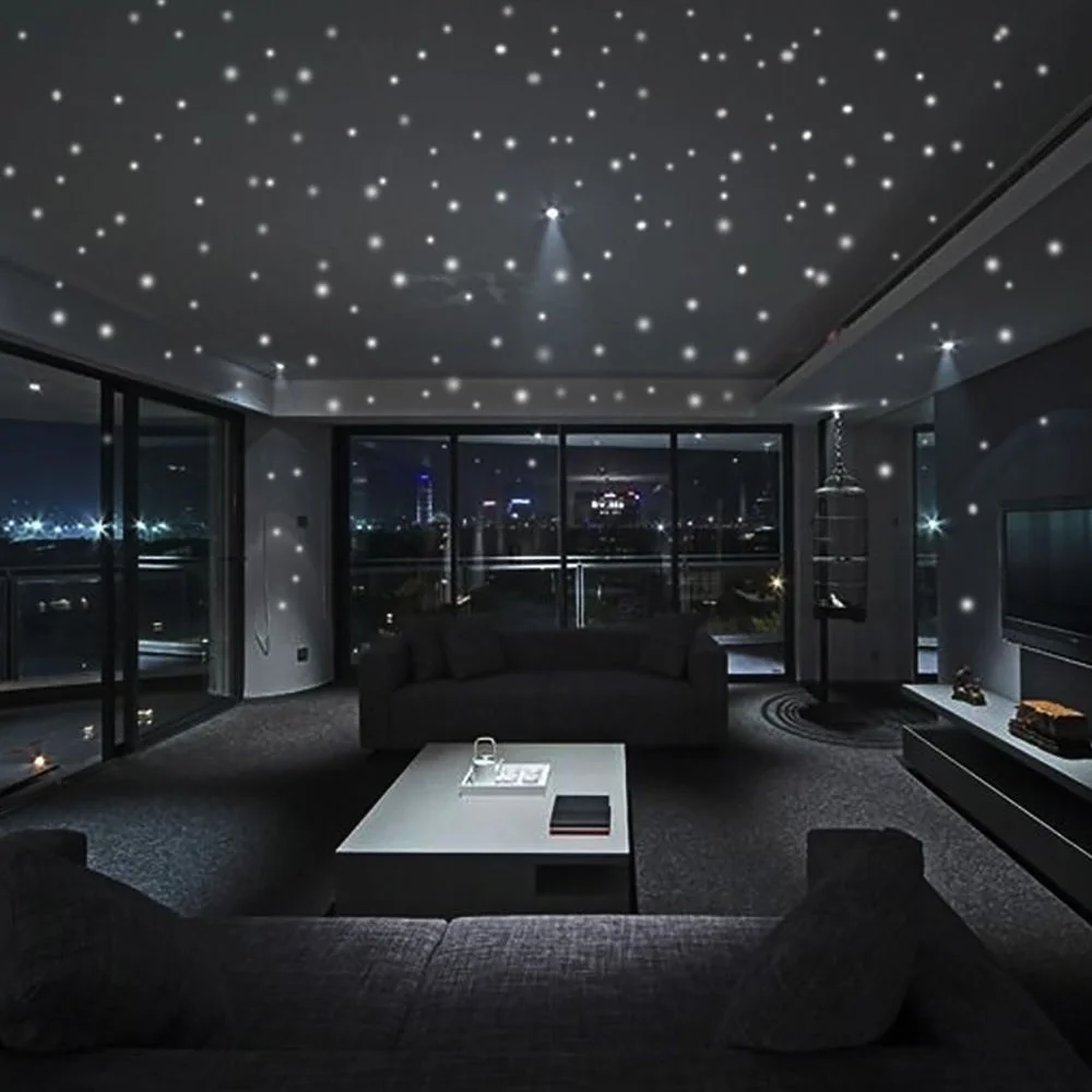 407 Pcs Wall Stickers Wall Dec - огляд і ціна Glow In Dark Stars