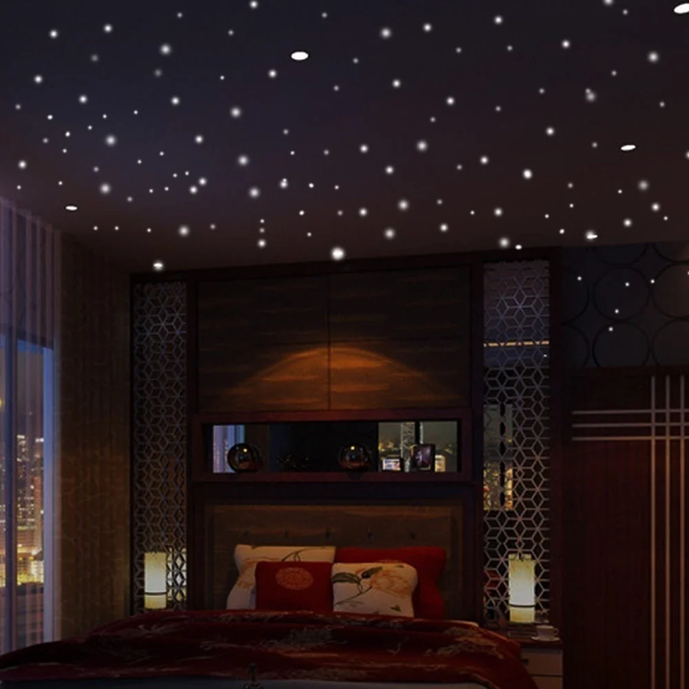 407 Pcs Wall Stickers Wall Dec - огляд і ціна Glow In Dark Stars
