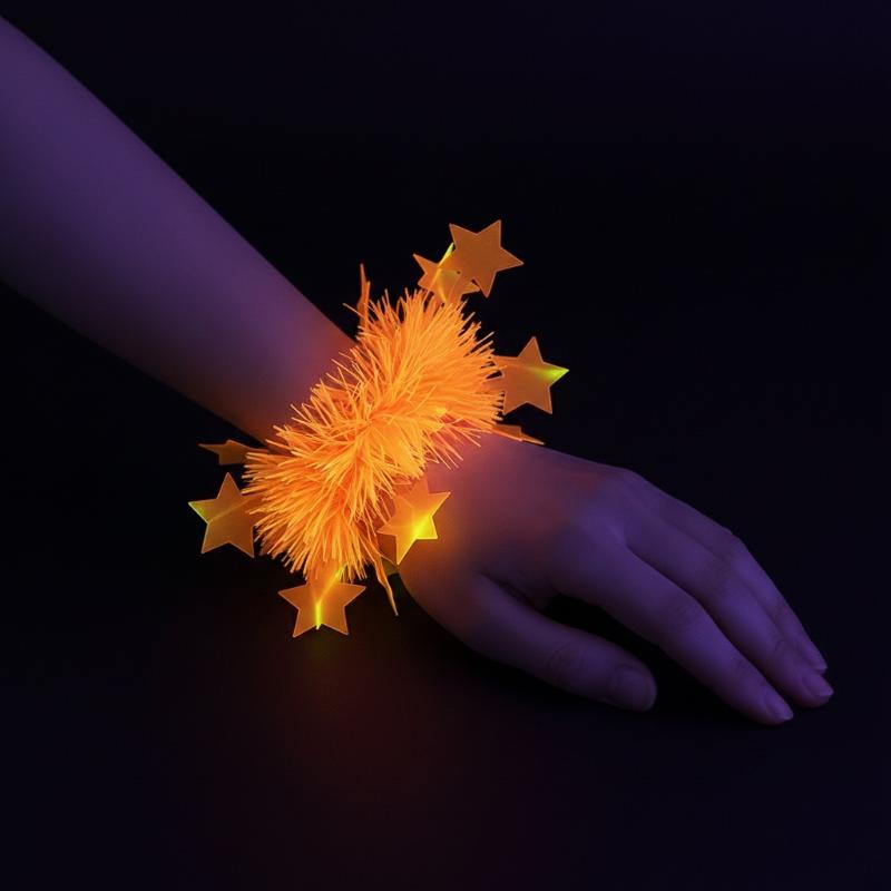 Neon Glow Star Lei Set UV Reac - огляд і ціна Glow In Dark Stars
