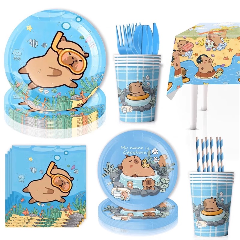 Cartoon Capybara Party Supplie - огляд і ціна Banner Kids Toys
