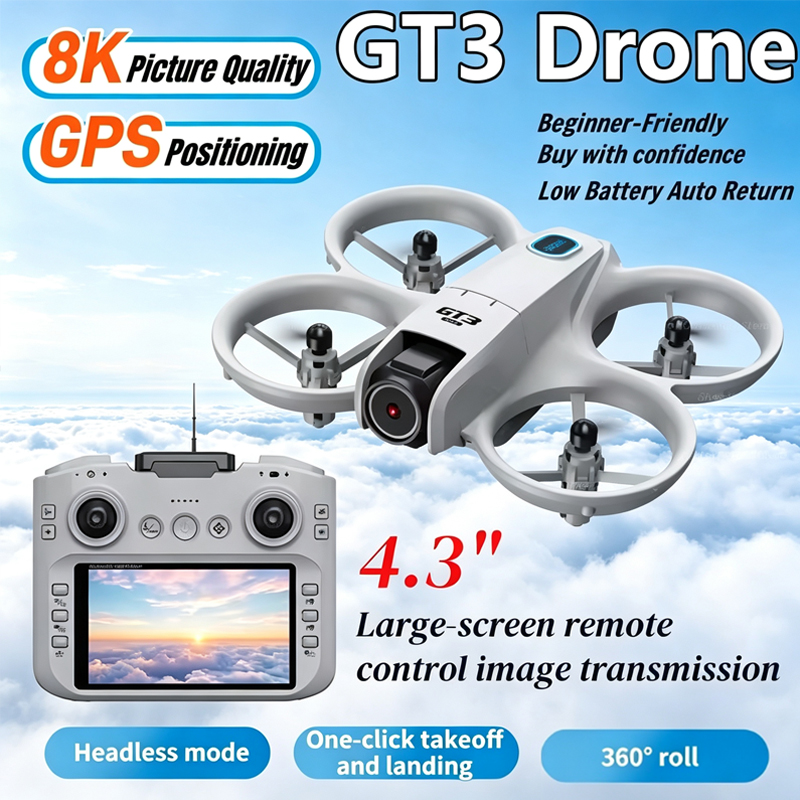 2026 New GT3 MAX Drone 8K HD 4 - огляд і ціна Toys For Kids Video