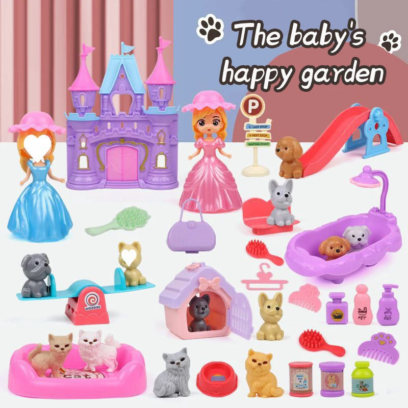 Dog Doll Set Puppy Pretend Pla - огляд і ціна Kids Toys Basket