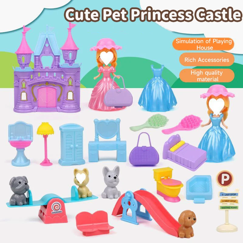 Dog Doll Set Puppy Pretend Pla - огляд і ціна Kids Toys Basket