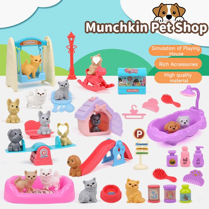 Dog Doll Set Puppy Pretend Pla - огляд і ціна Kids Toys Basket