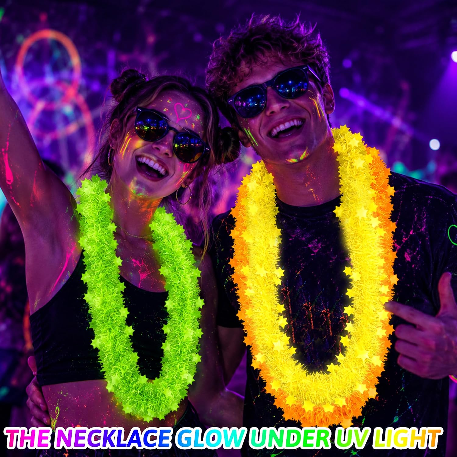 5-Star Lei Necklace Tassel Gar - огляд і ціна Glow In Dark Stars