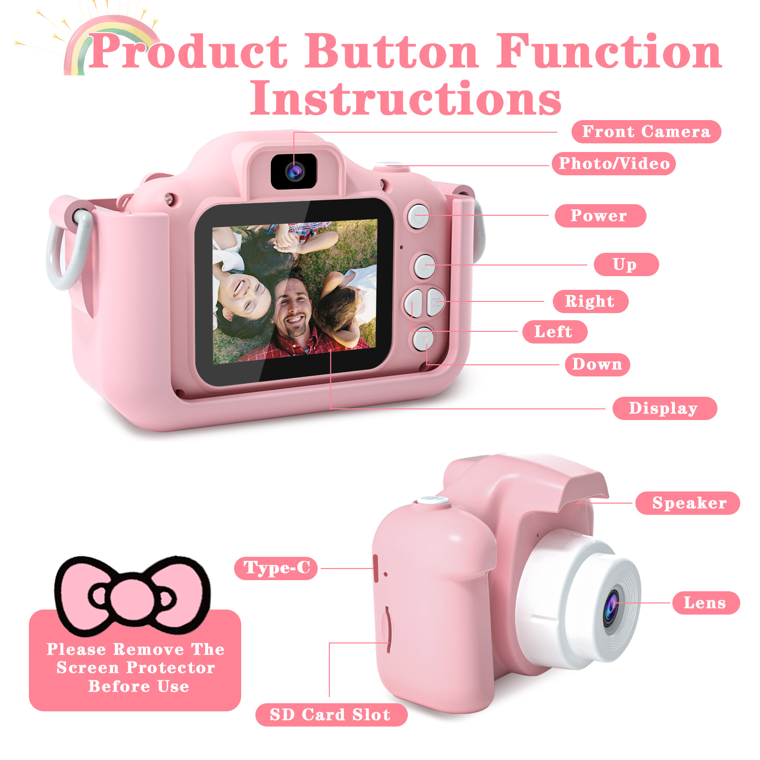 Kids Camera for Girls 1080P HD - огляд і ціна Toys For Kids Video
