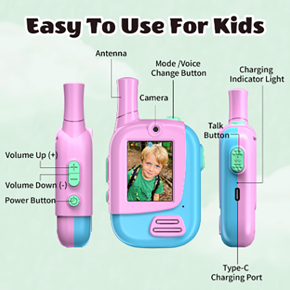 2 Pack Rechargeable Kids Video - огляд і ціна Toys For Kids Video