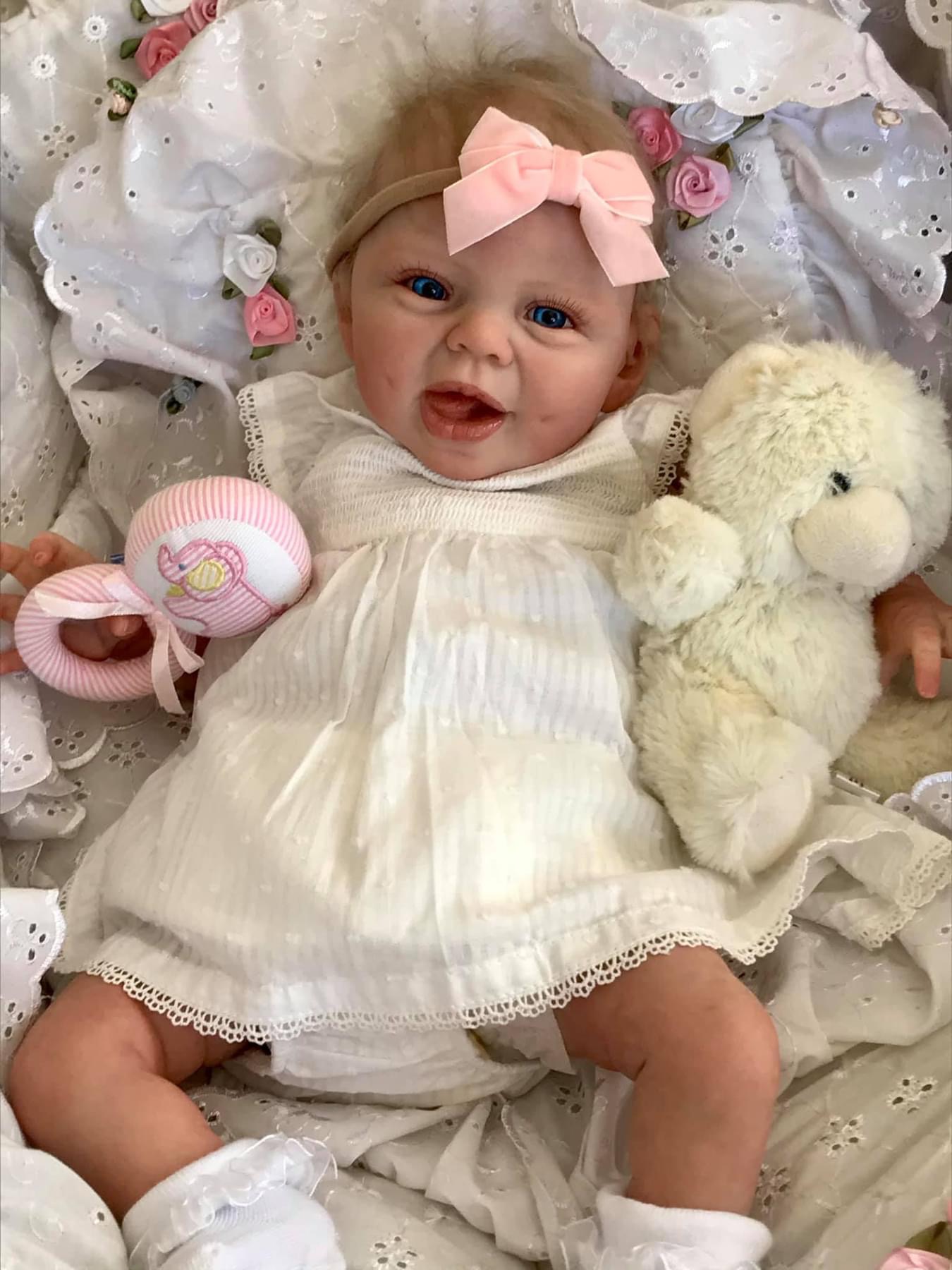 NPK 22inch Reborn Baby Girl Do - огляд і ціна Kids Toys New Born