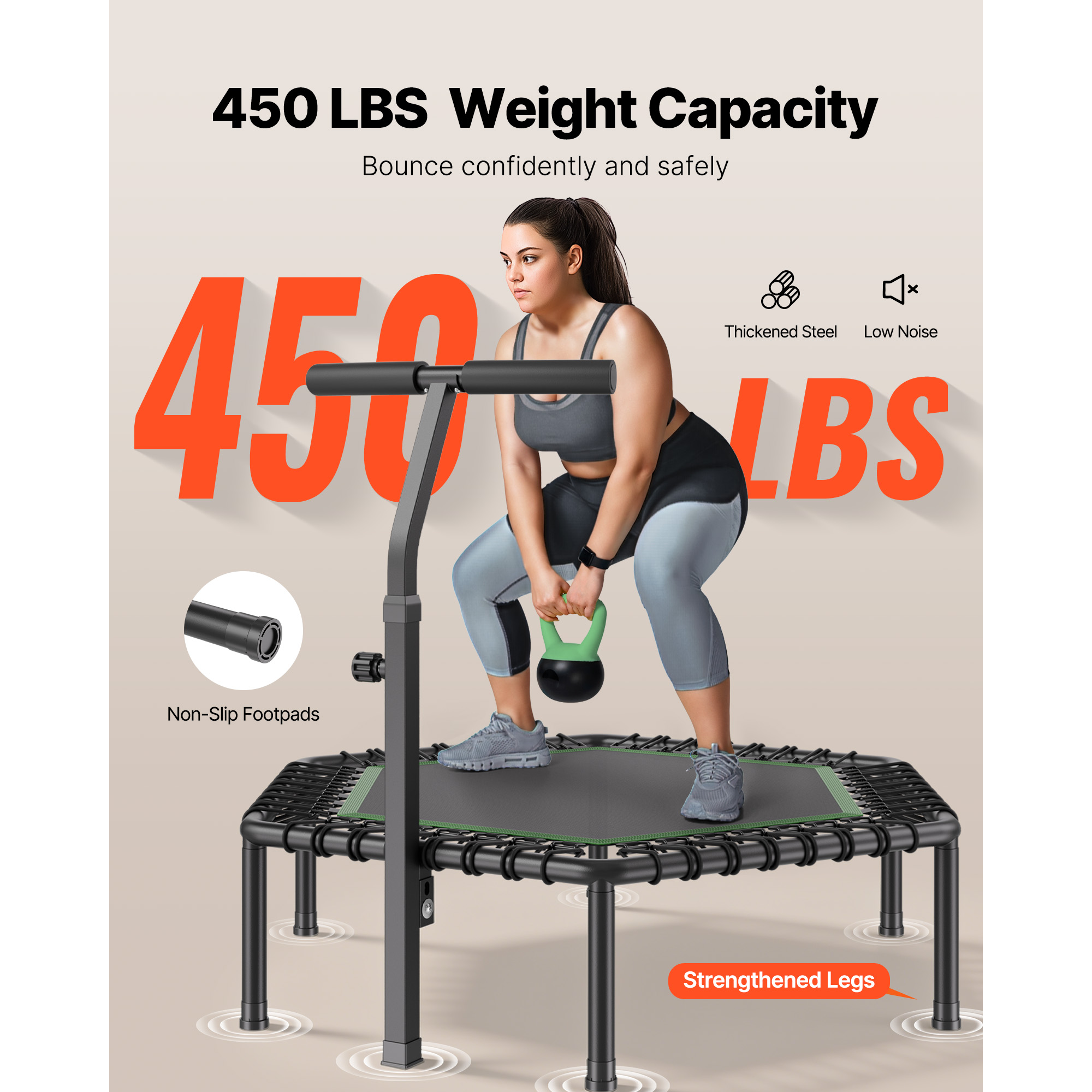 SucceBuy 54.5 Inch Mini Trampo - огляд і ціна Trampoline Mini Indoor