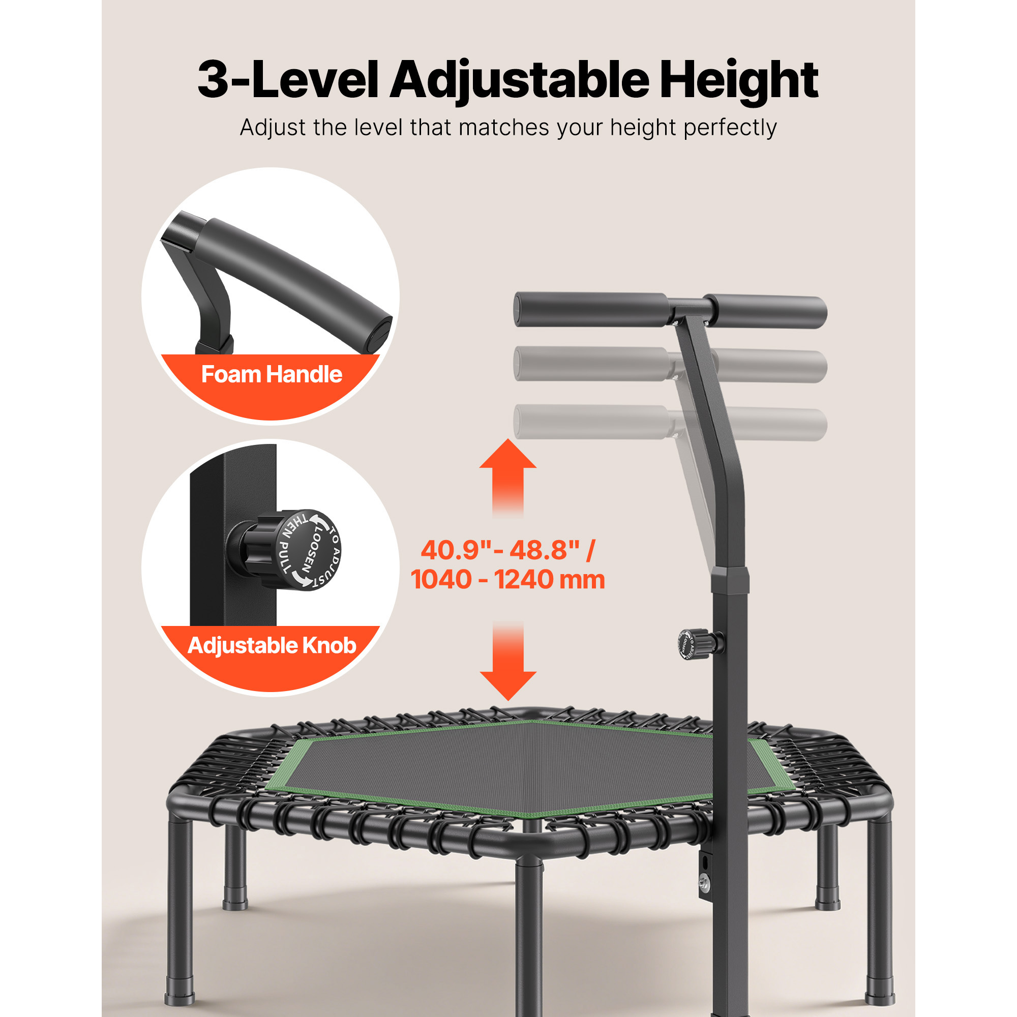 SucceBuy 54.5 Inch Mini Trampo - огляд і ціна Trampoline Mini Indoor