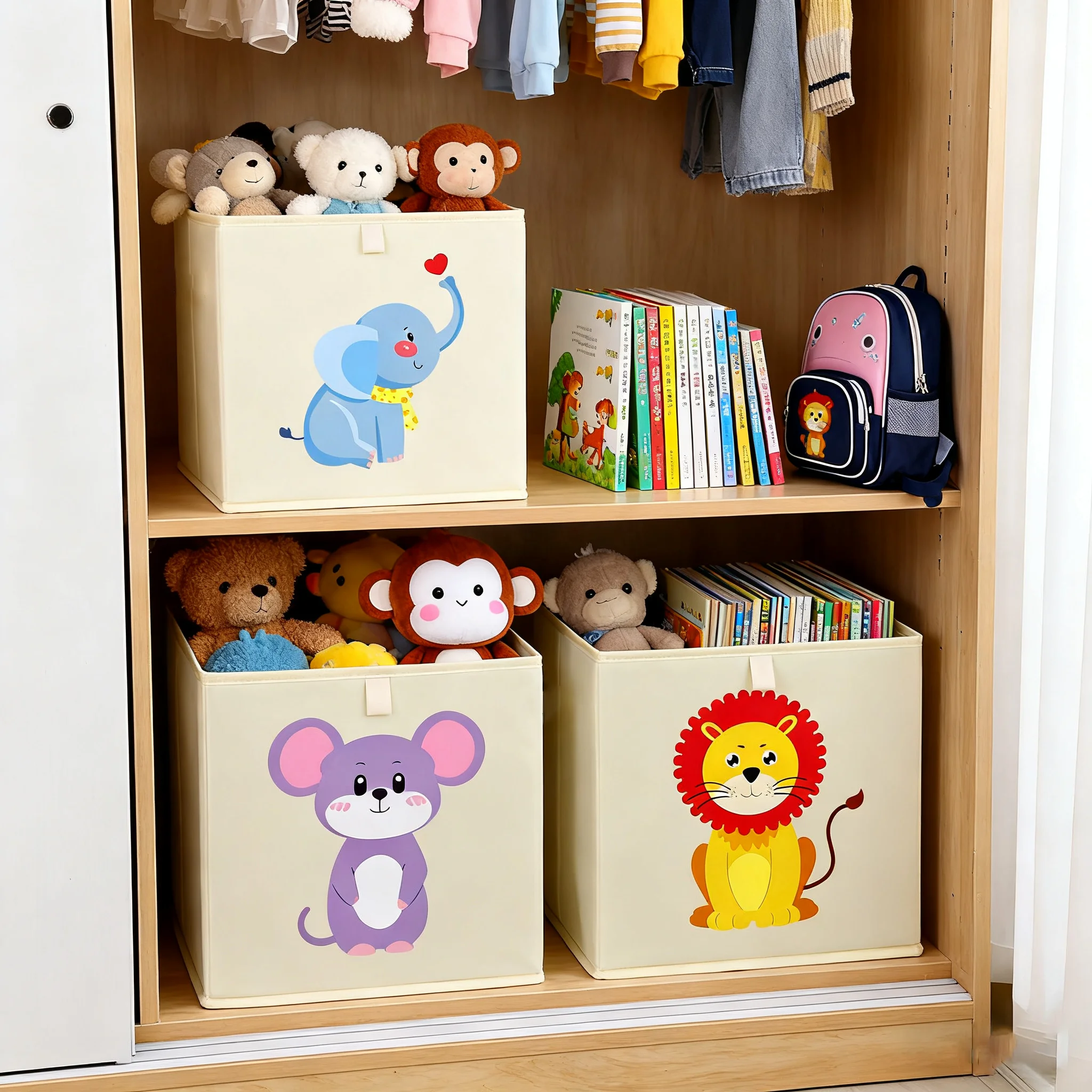 Cute Cartoon Kids Storage Bask - огляд і ціна Kids Toys Basket